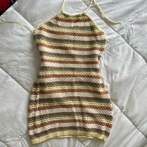 NWT crochet halter dress